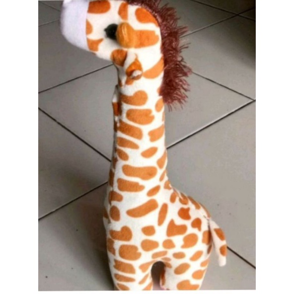 Boneka Jerapah Mainan Anak Uk S 35cm Hiasan Ruangan Tamu lucu Murah