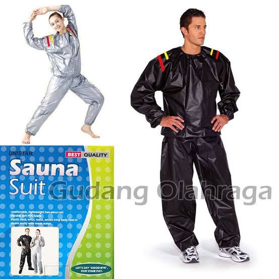 Sauna Suit Pakaian Pembakar Lemak All Size