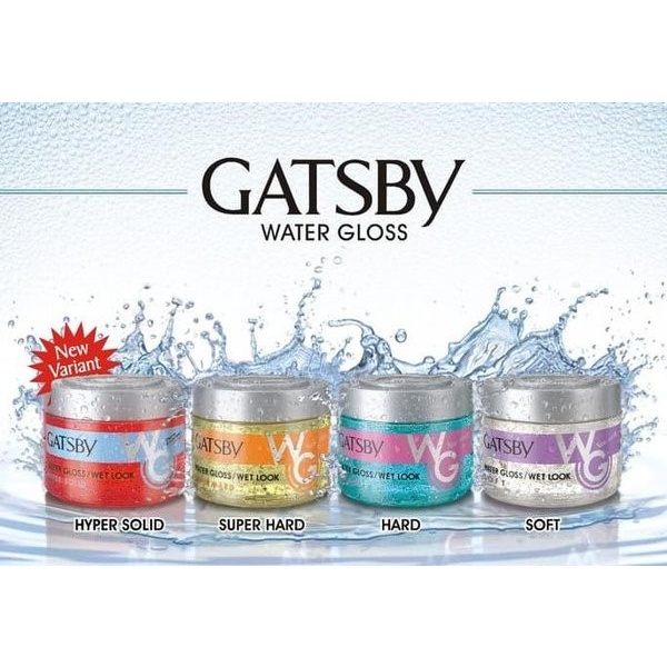 ✿ MADAME ✿ GATSBY WATER GLOSS GEL HOLDING LEVEL MINYAK RAMBUT HAIR GEL