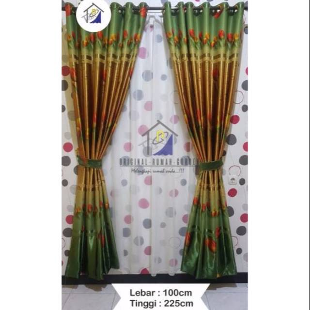 GORDEN BLACKOUT PRINTING HIJAU