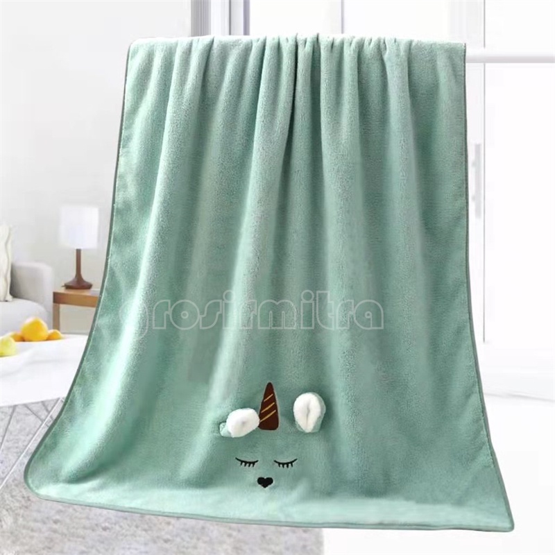 Handuk Mandi Dewasa Handuk Bayi Anak Unisex Besar Daya Serap Tinggi dan Lembut Motif Telinga Handuk couple Murah Handuk Mandi 60x120cm