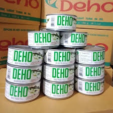 Deho Tuna in Oil - Umpan Ikan Deho Kemasan Kaleng Per Dus