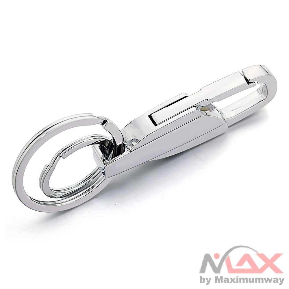 Taffware Gantungan Kunci Carabiner Keychain Stainless Steel - K372 Warna Silver