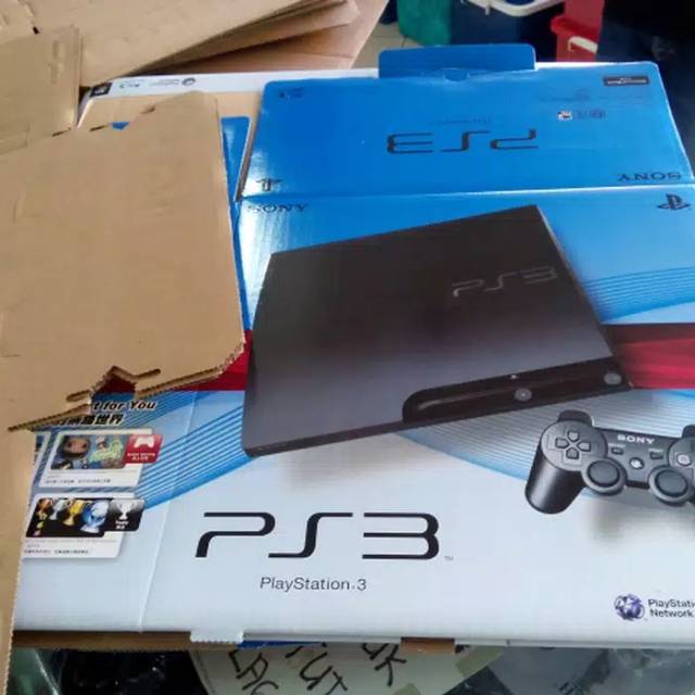 Dus PS3 SLIM KARDUS BOX MESIN PS3 SLIM luar dalam