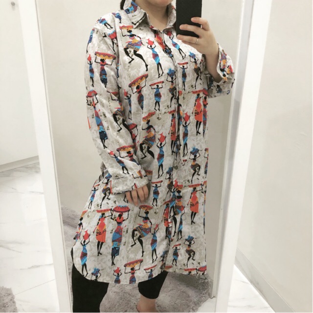 ATRACTIV Shirtdress Motif  Jumbo XXL XXXL LD120 LD130 Tunik  