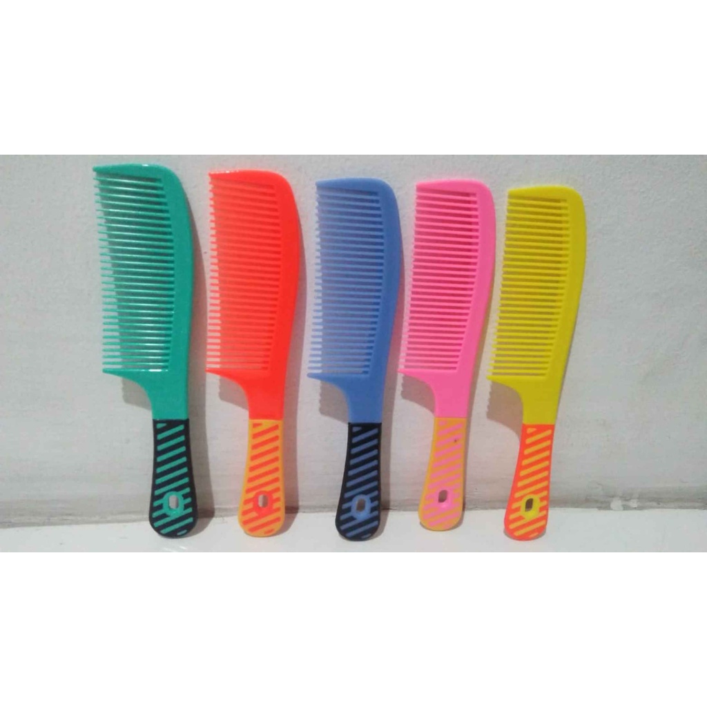 (B046) Sisir Rambut Gagang Garis
