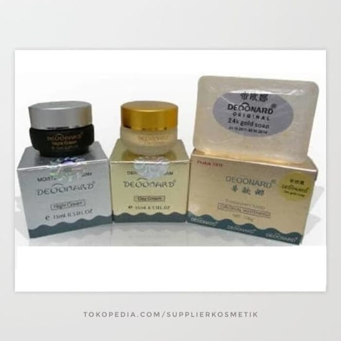 Promo CREAM DEOONARD GOLD SET   SABUN DEOONARD GOLD Berkualitas