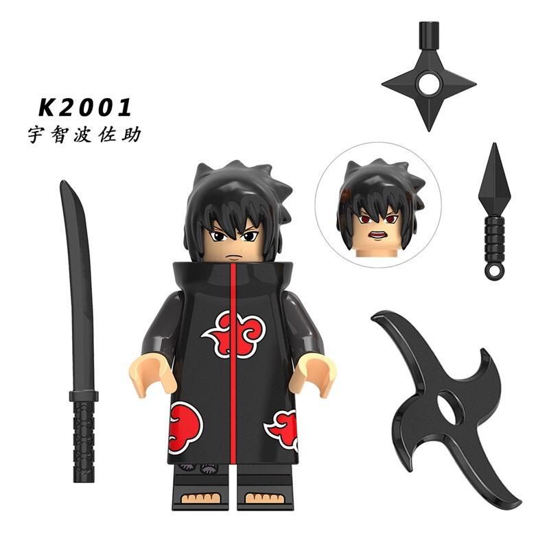 Brick Lego Anime Naruto Sasuke Uchiha Akatsuki Mainan Anak Murah
