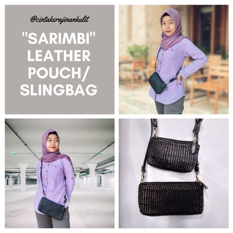 Sarimbi - Sling Bag Kulit/ Pouch Kulit