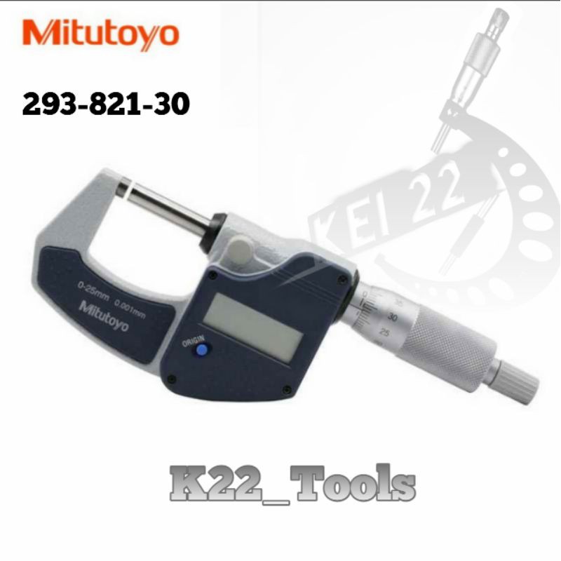 OUTSIDE MICROMETER MITUTOYO DIGITAL / MICROMETER DIGITAL 0-25 MM MITUTOYO 293-821-30