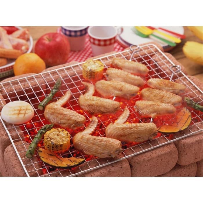 40x25 Stainless Wire Mesh Peniris gorengan / BBQ grill / tatakan kue