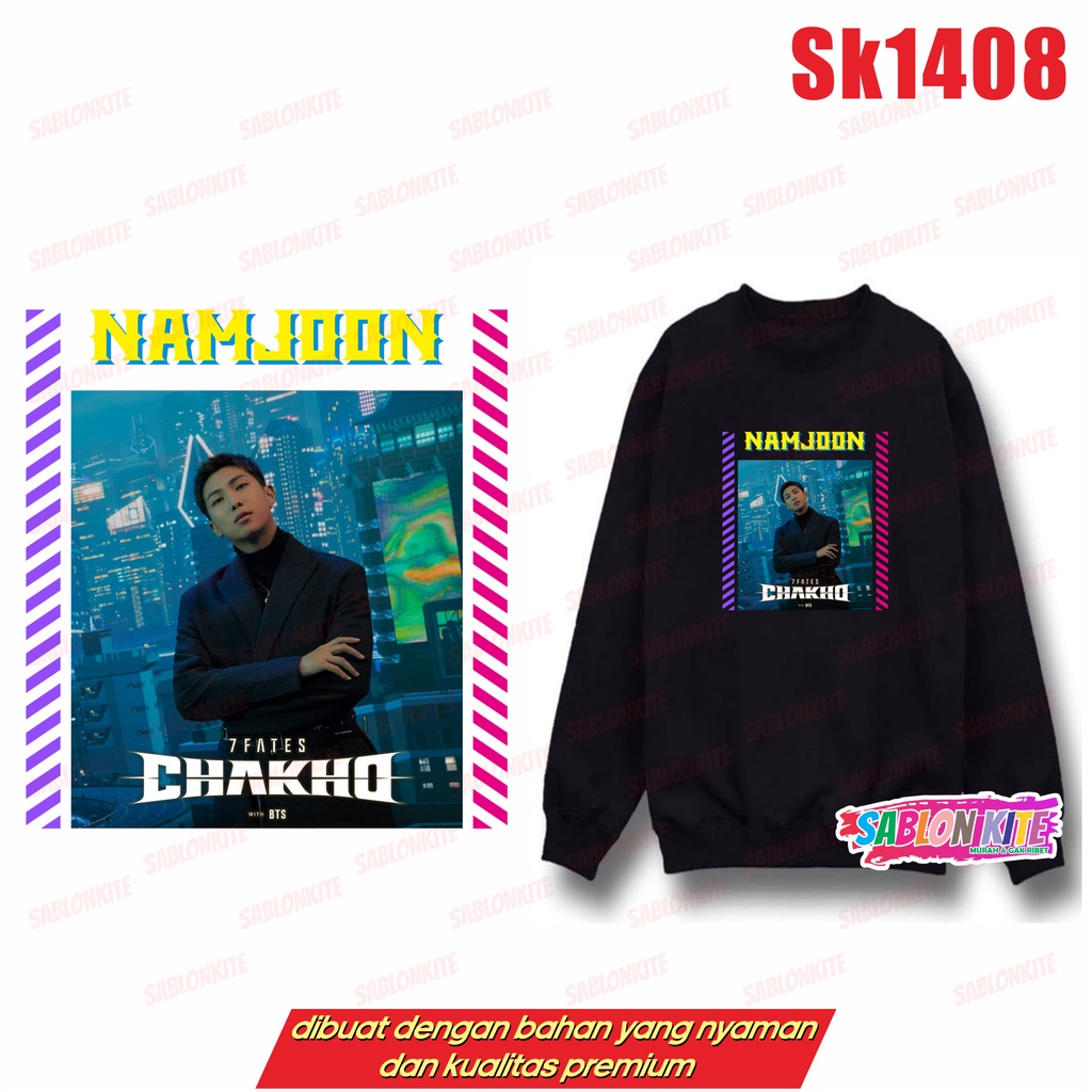 MURAH!!! SWEATER KPOP MEMBER CHAKHO SK1408 JK SG V JIN JM RM JH 4 WARNA