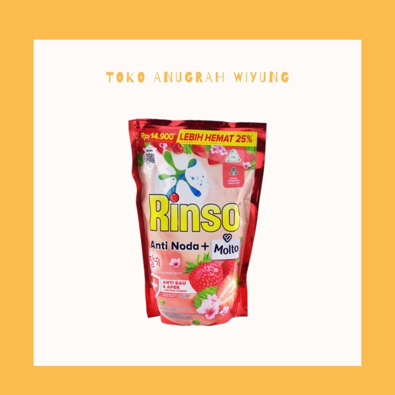 RINSO CAIR / RINSO DETERGENT / RINSO KOREAN STRAWBERRY