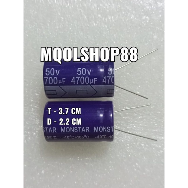 ELCO EKO CAPASITOR 4700uf/50v 4700UF 50 V