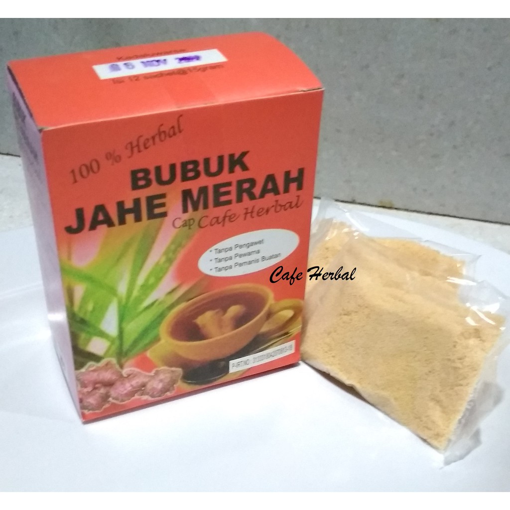 

Cafe Herbal Jahe Merah Instan (180gr/12sachet)