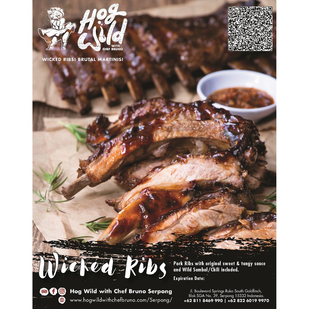 

Wicked Ribs (Iga Babi Bakar) 500gr Frozen