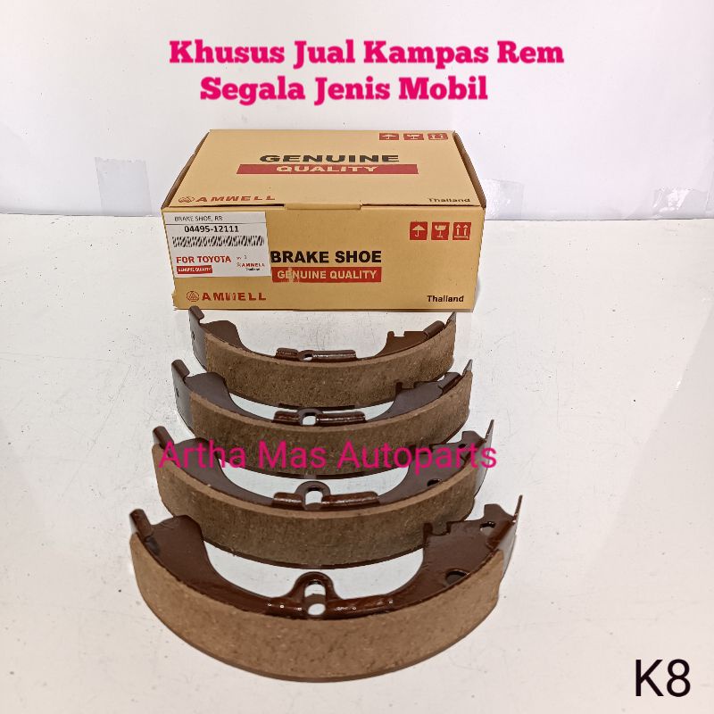 KAMPAS REM BELAKANG TOYOTA GREAT TWINCAM BRAKE SHOE GREAT TWINCAM