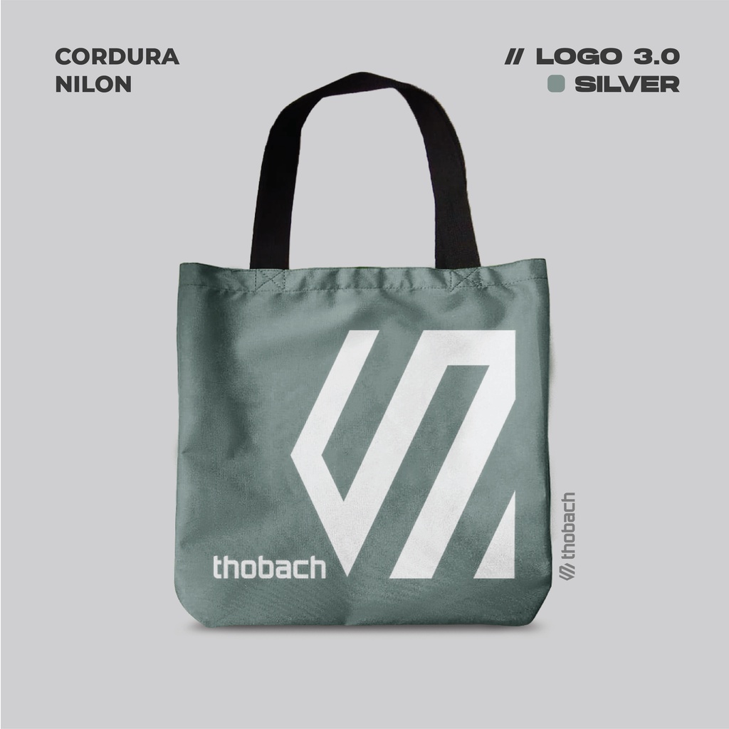 THOBACH-TOTE BAG CORDURA LOGO 3 TAS JINGJING