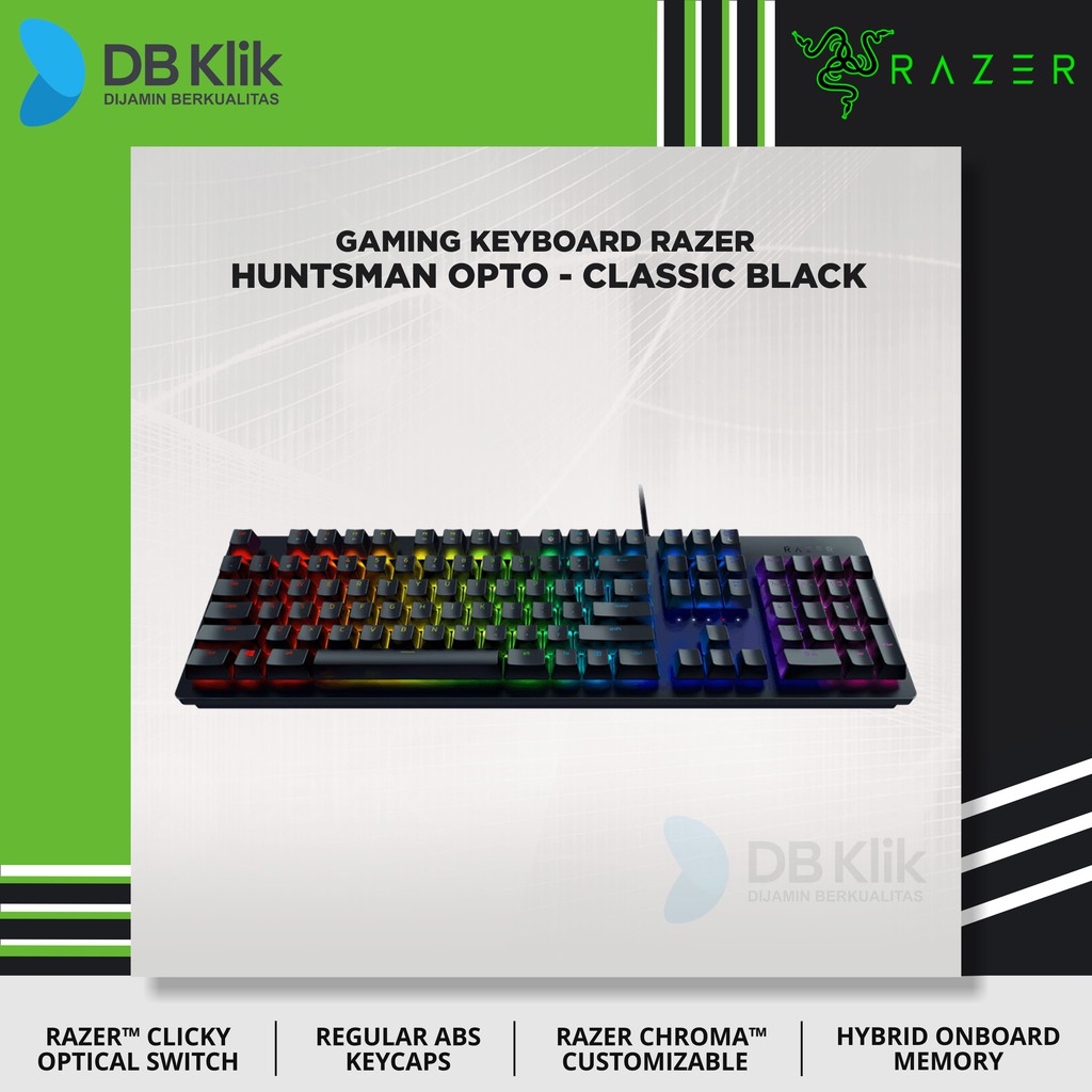 Keyboard Gaming RAZER Huntsman OPTO (Mechanical Switch Light &amp; Clicky)