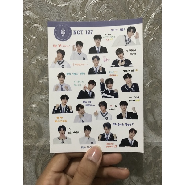 NCT Back To School Kit Official Sticker