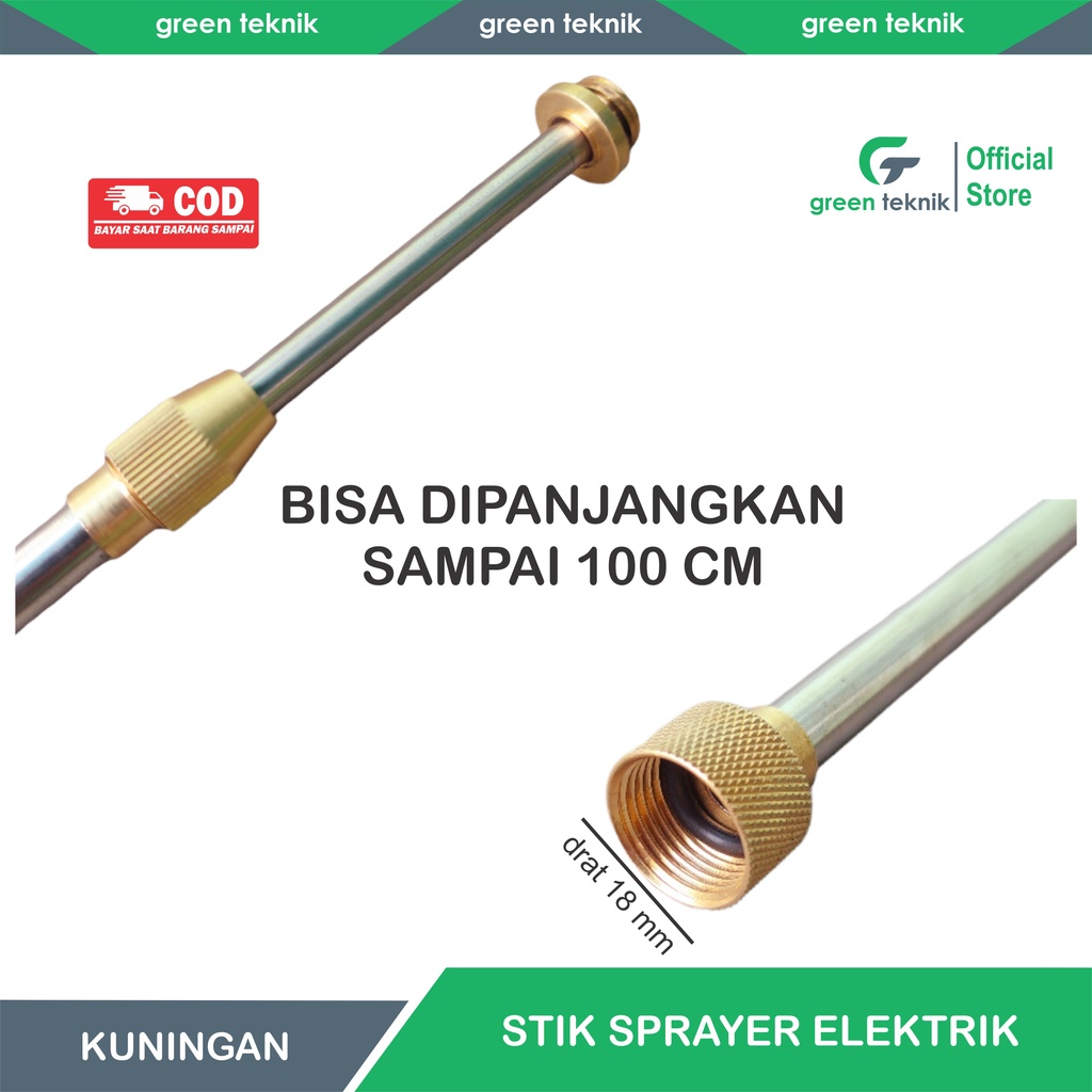 Stik Sprayer Elektrik Kuningan Odotan Bisa Dipanjangkan