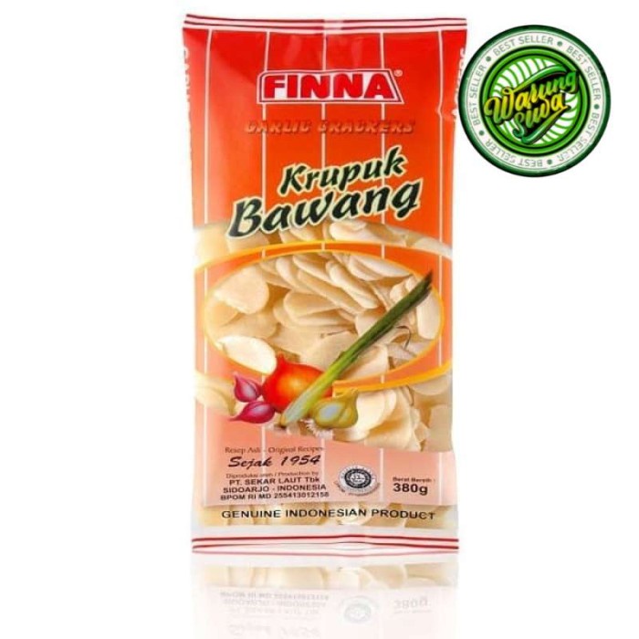 

Finna kerupuk bawang putih 380gr pak