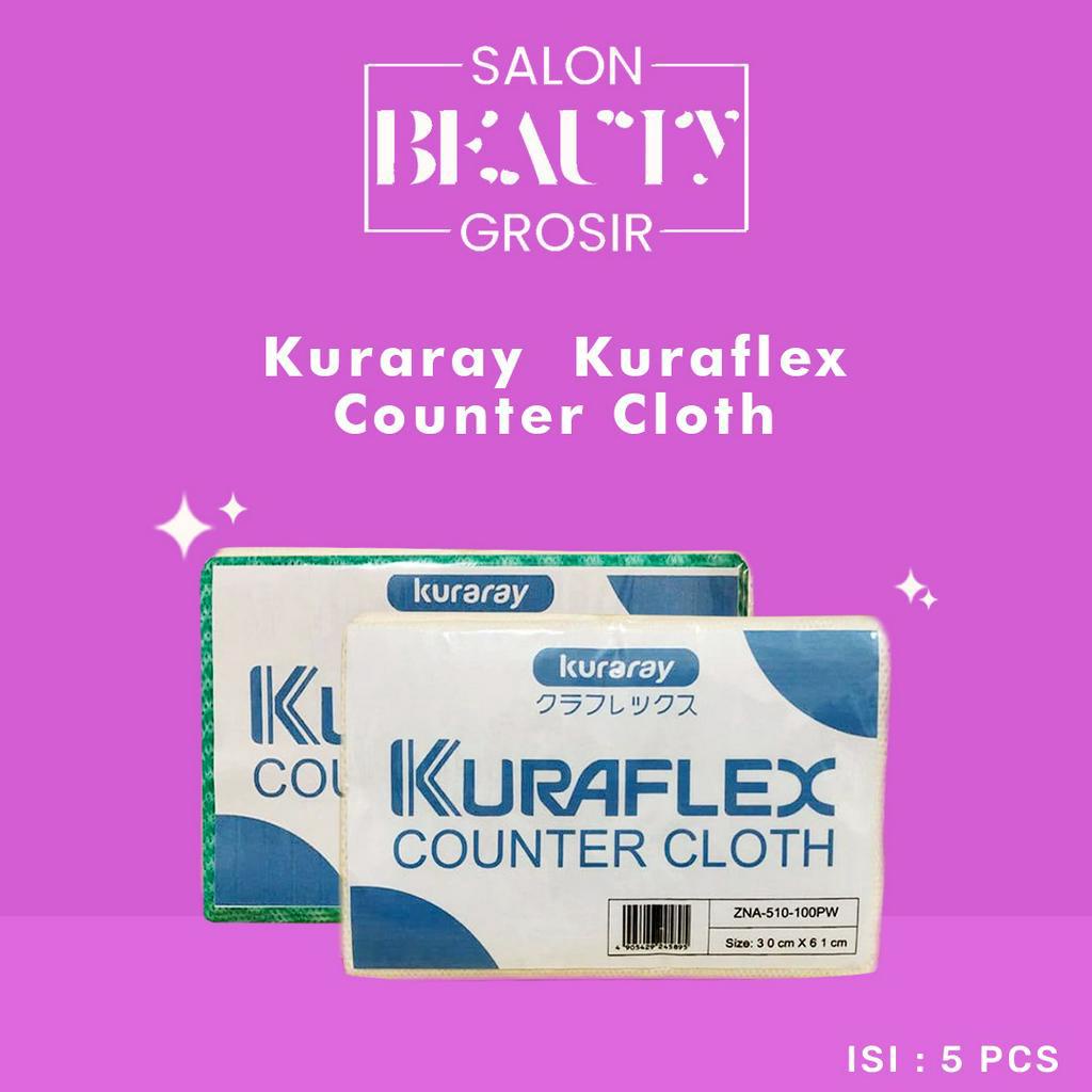 Kuraray Kain Lap KURAFLEX Counter Cloth - isi 5 pcs