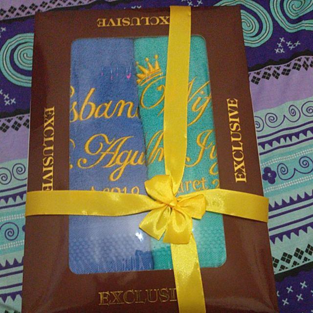 Promo Gift Box Couple 2pcs Handuk Dewasa