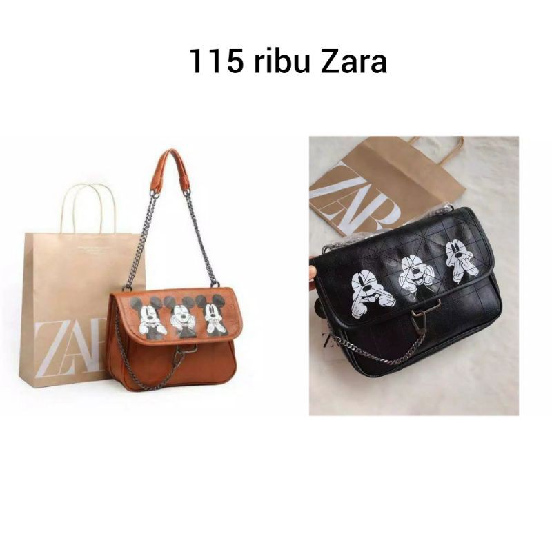 TAS BRAND ZARA MICKEY MOUSE