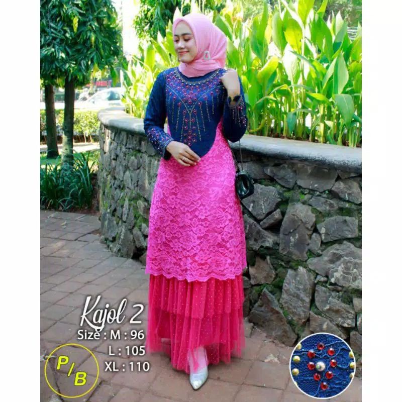 REAL PICT GAMIS KAJOL/GAMIS PESTA MEWAH/GAMIS MODERN MEWAH/BY PB