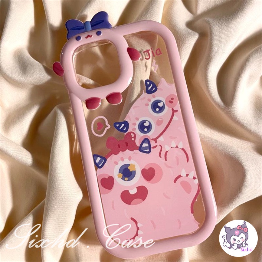 Realme C35 C31 C30 C25Y C21Y C25 C15 C12 C11 C21 C20 C17 C3 9i 7i 6i 5i 5s 5 Narzo 50A 50i Prime 3D Small Monster Phone Case Couple Cute Case Monster Phone Soft Cover