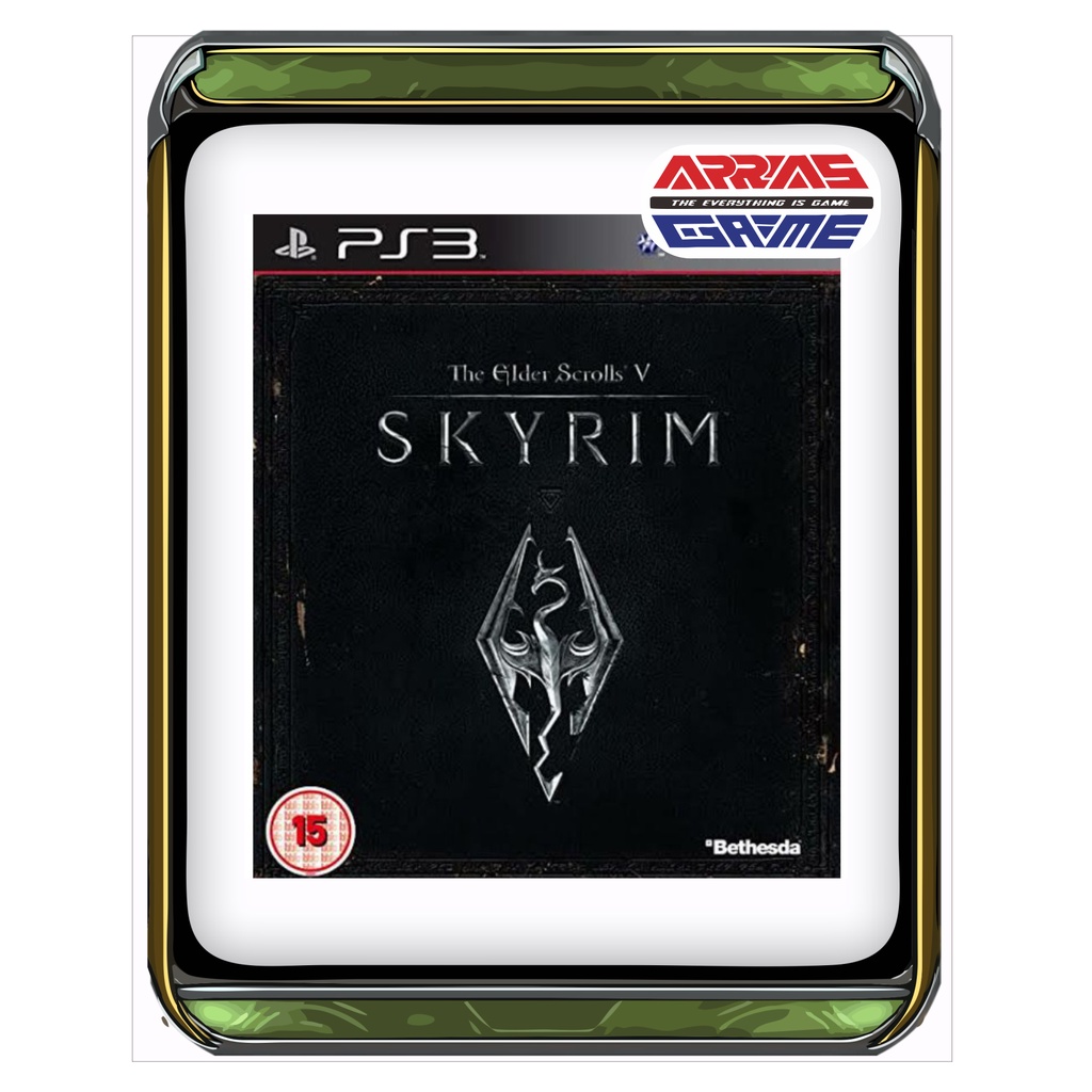 PS3 SKYRIM THE ELDEE SCROLLS V (BEKAS/SEKEN) - GAME PS3 SKYRIM THE ELDEE SCROLLS V - KASET PS3 SKYRI