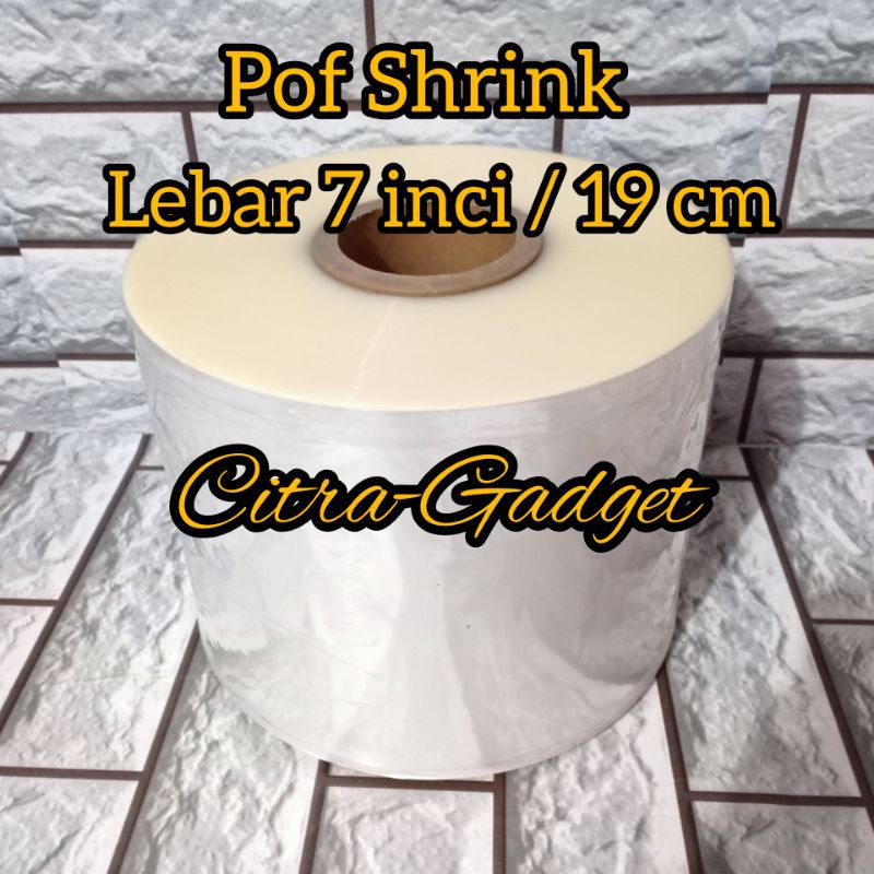 plastik POF Shrink lebar 7&quot; roll besar