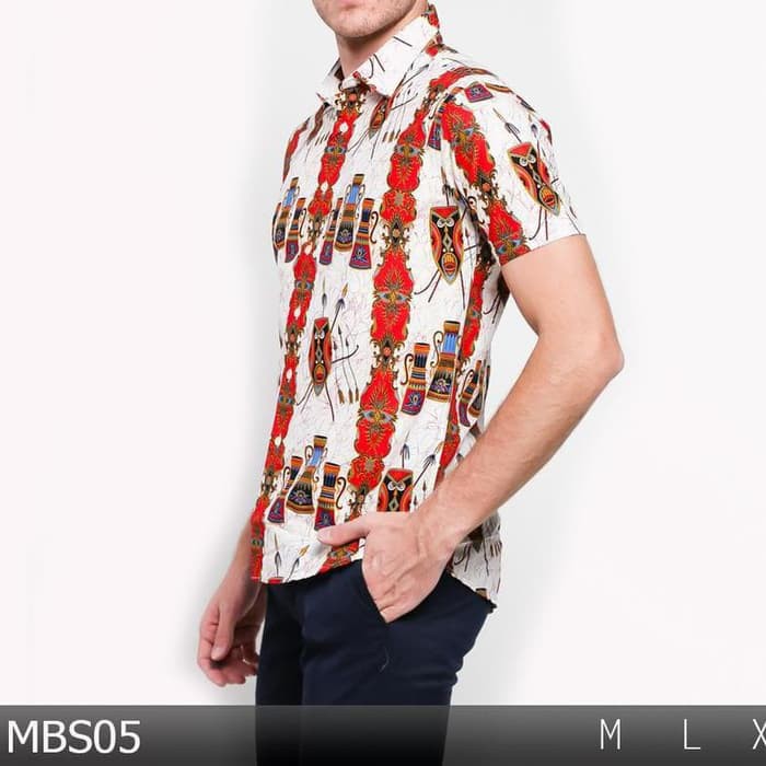 FASHION Batik Slimfit Fashion Pria Kekinian NABILLA SHOP