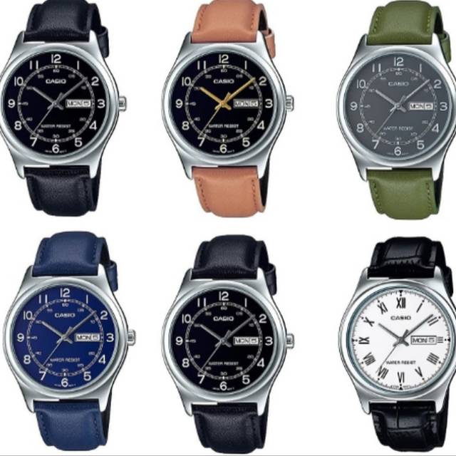 Jam Tangan Pria Casio MTP-V006L SERIES Original Casio MTP-V006L-1B