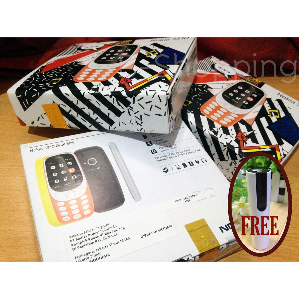 Nokia 3310 NEW REBORN (BONUS PowerBank)