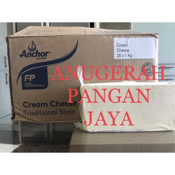 

(BISA COD) Anchor Cream Cheese 1kg Repack TERMURAH Kode 281