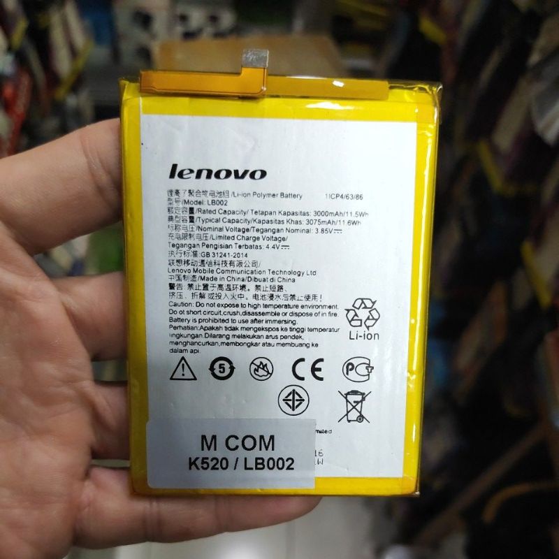 LEN BL243 / a7000 / a7000+ , LEN LB003 / LB001 / K5 / K350T / K320T , LEN LB002 / S5 / K520 baterai battery battle batt mantul murah meriah