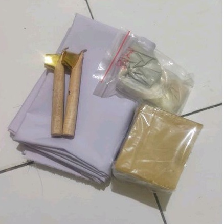 Paket Batik Kain Pewarna Dan Canting Sesuai Gambar