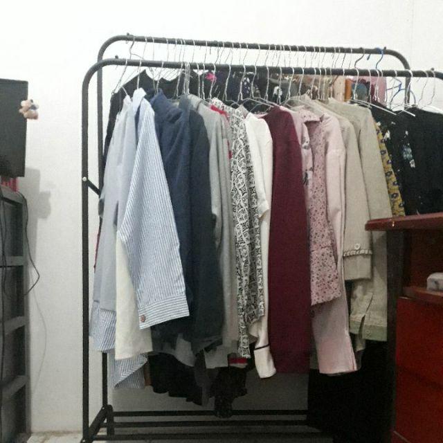 New!!!!!!!!!!! Gantungan Suling Tempel Di Tembok/gantungan Baju /rak Baju/square Cloth Rack , Shenar