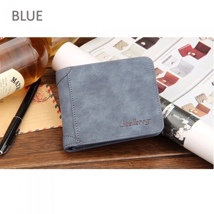 Dompet Kulit Pria Bahan Nubuck Baellerry (D1166)