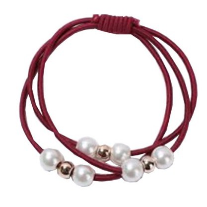 HO Ikat Rambut Ala Korea Import Murah 1966 Ikat rambut korea ikat rambut pendek ikat rambut lucu-1966 MAROON