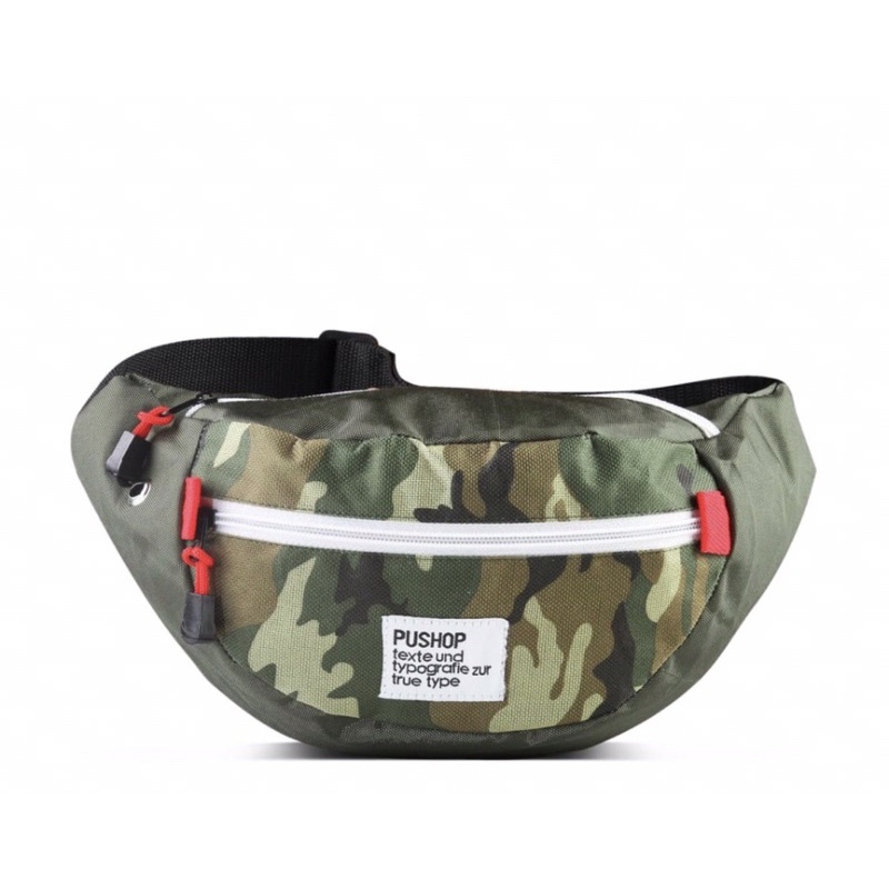 TAS SELEMPANG WAISTBAG COWOK KEREN ARMY