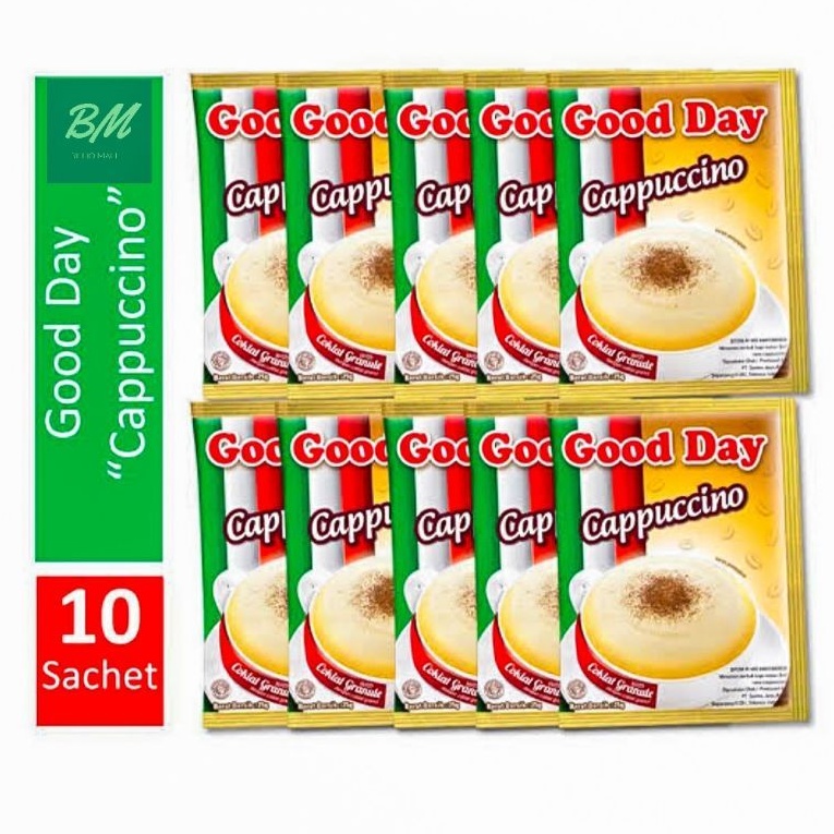 

Good Day Cappuccino Renceng 10 x 25 gr - Kopi Good Day Cappuccino Capucino 10 x 25 gr