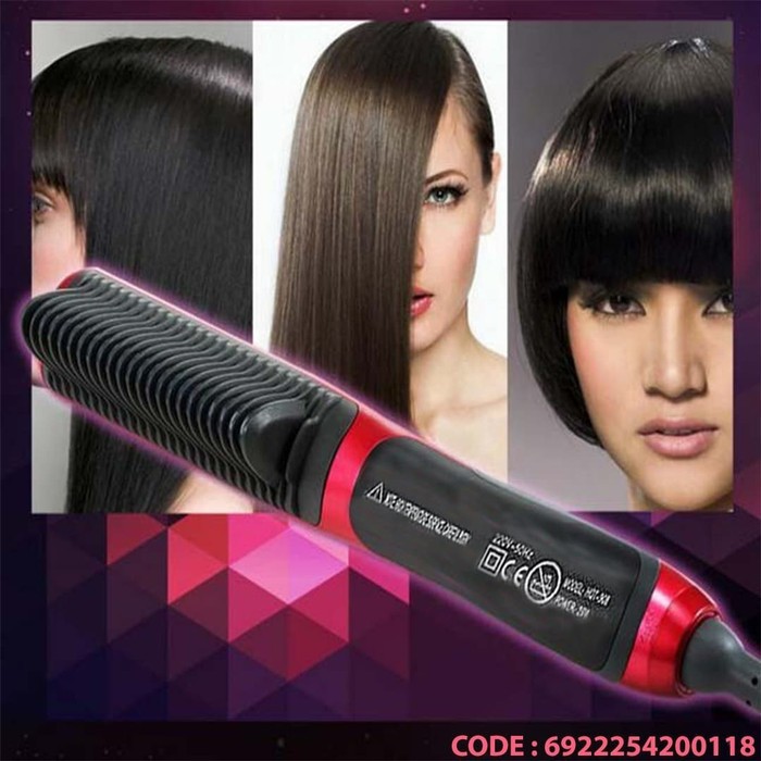 HAIR STRAIGHTENER sisir rambut elektrik meluruskan rambut