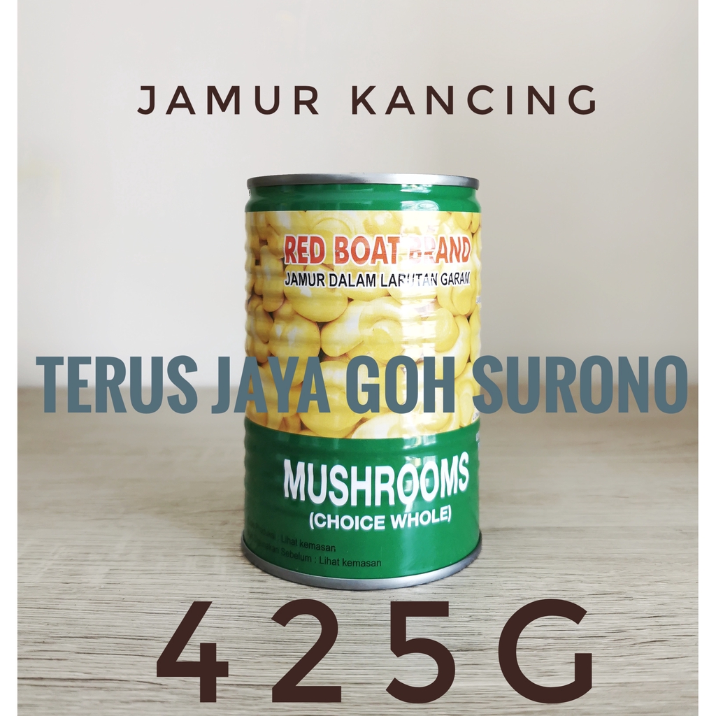 

Jamur Kancing Red Boat Champignons Mushroom 425g