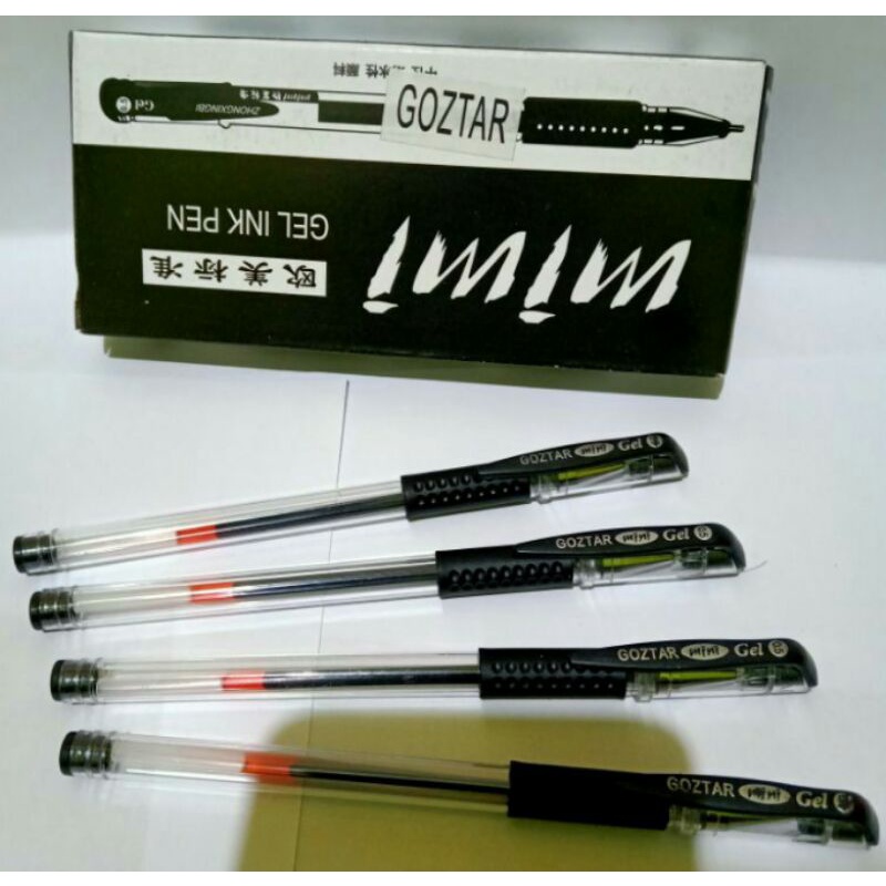 

pulpen gel warna hitam