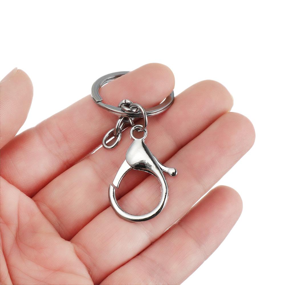 Lily 5pcs Split Key Ring High Quality Gantungan Kunci Membuat Holder Key Hook