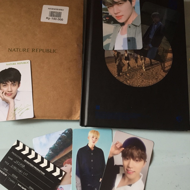 postcard nature republic/pc sehun nature republic/ jbj album new moon/ pc svt seungkwan dino hoshi