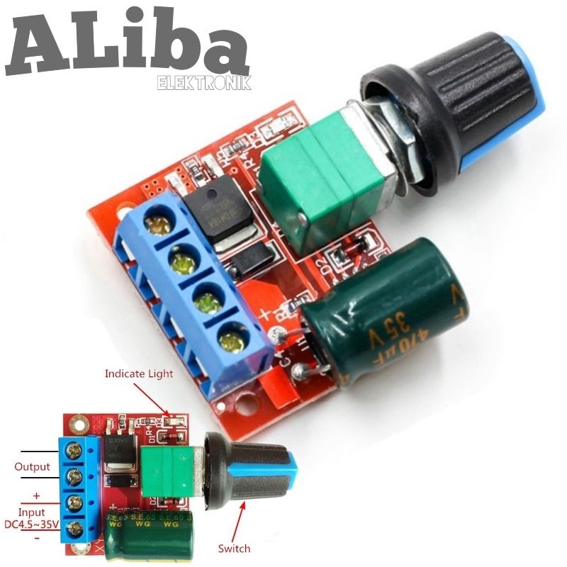 Jual DIMMER KIPAS / DIMMER LED / PWM / DIMMER 12V / DIMMER DC MOTOR